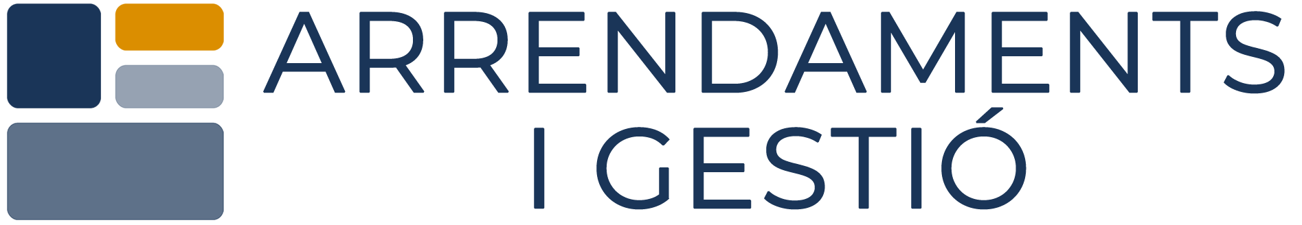 Logotipo de Arrendaments i Gestió SL, empresa de arrendamiento de inmuebles industriales en Rubí, Barcelona